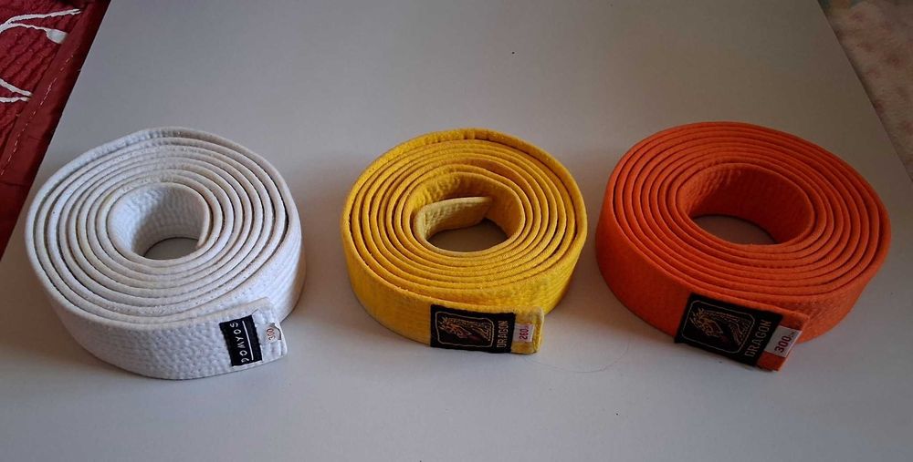 Cintos para Artes Marciais / Martial Arts Belts - DRAGON e DOMYOS