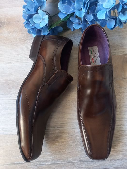 Włoskie buty Next Ilalia Signature 40 brązowe elegancie biznesowe