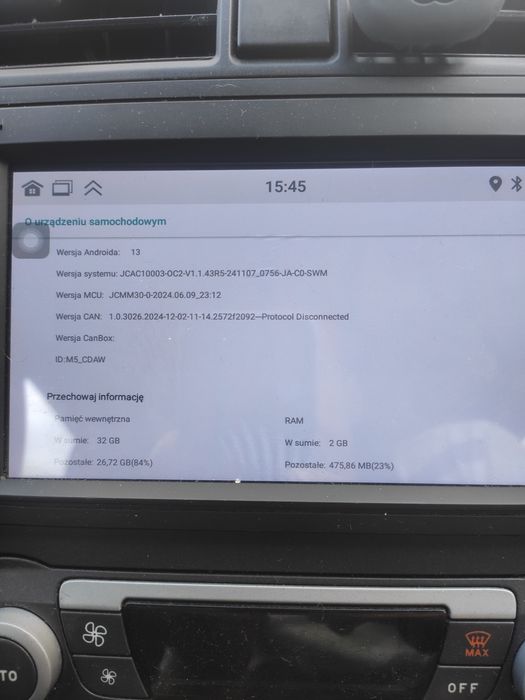 Radio samochodowe ford c max  focus dotyk android 7cali