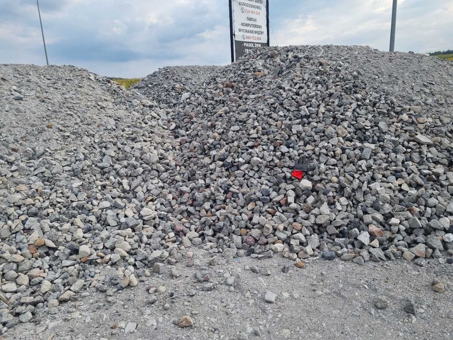 Gruz, tłuczeń, kruszywo kamień