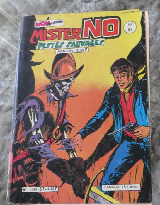 BD Mister NO 2 livros Nºs 56 e 57 "Pistes  Les Devoieurs Cadavres 1980
