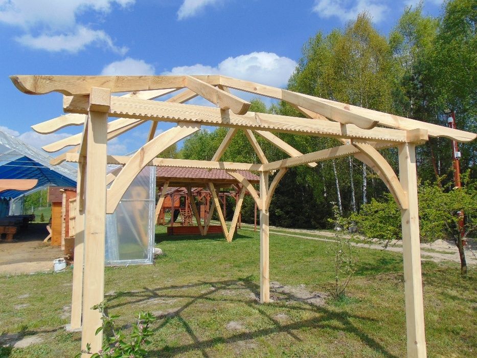Konstrukcja altany, altana.