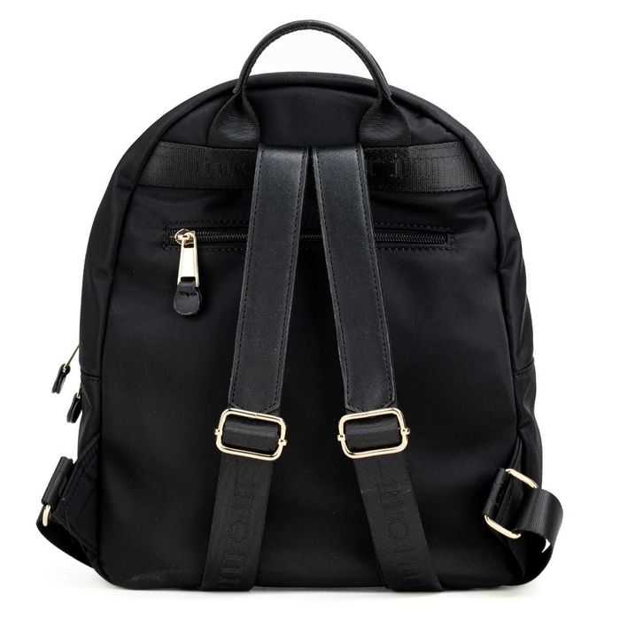 Plecak Damski MONNARI BAG1350 Czarny Elegancki Miejski Plecaczek