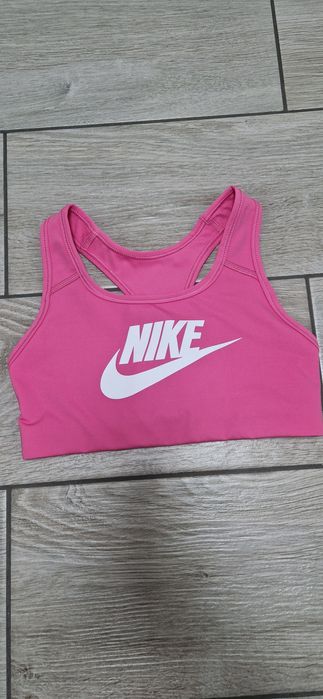 Nike Swoosh biustonosz stanik top sportowy logo