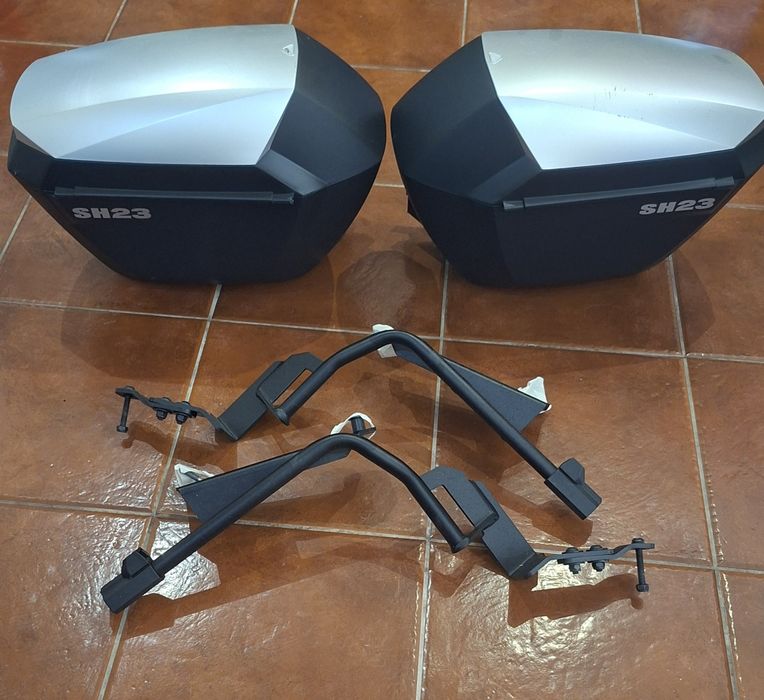 Top case SHAD SH59X e malas laterais
