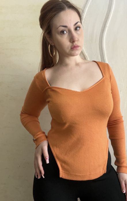 Трендова базова кофта / лонгслів