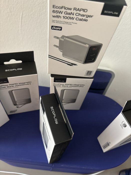 павербанк EcoFlow RAPID Magnetic 5000mAh 65W Срібний/Чорний Новий