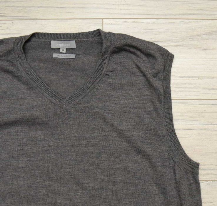Kamizelka/bezrękawnik -100% wełna merino