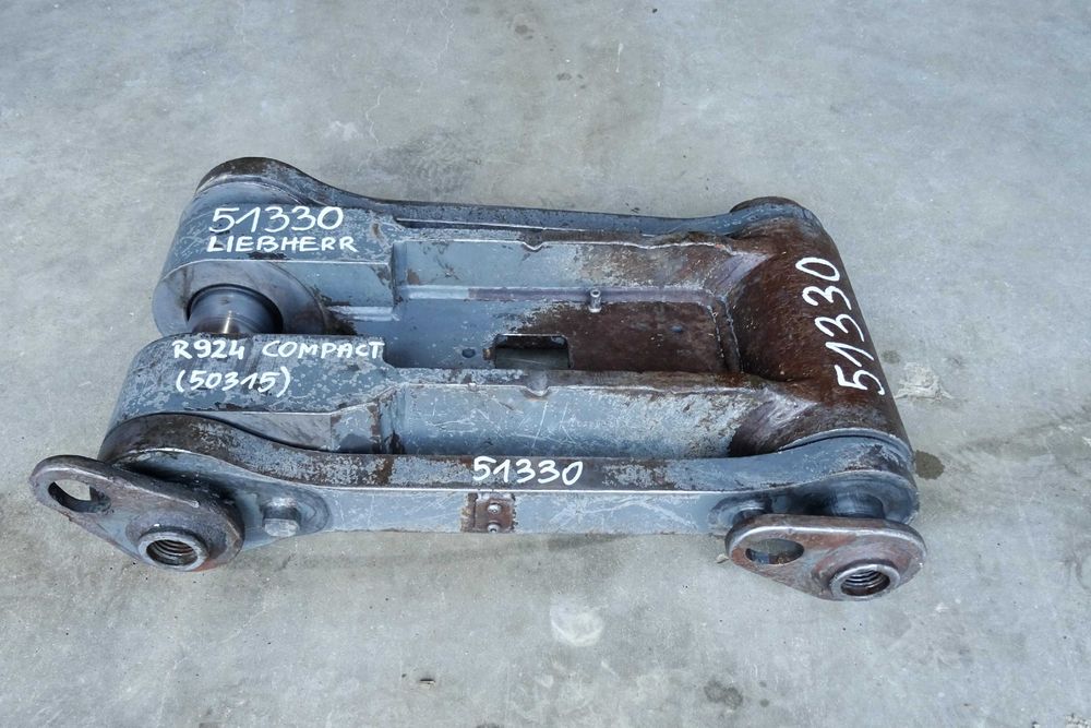 Łącznik łyżki Liebherr R924 Compact. Kiwak do koparki. Kość.