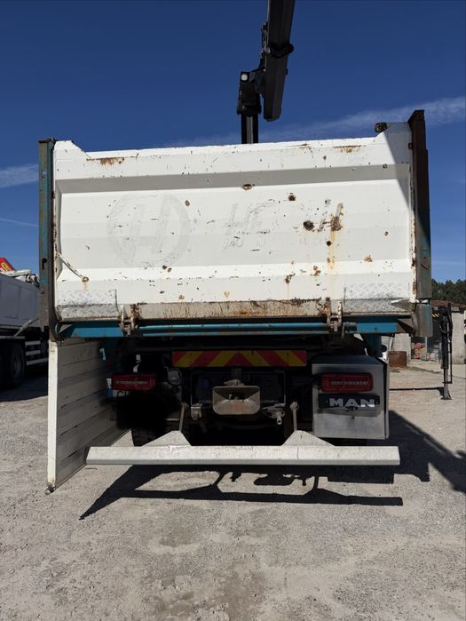 Man TGS480 com grua hiab 21M e Bascula