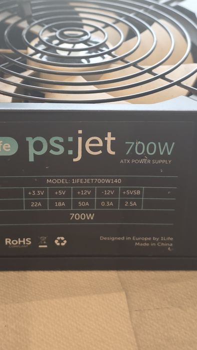 Life fonte de alimentação ps jet 700v