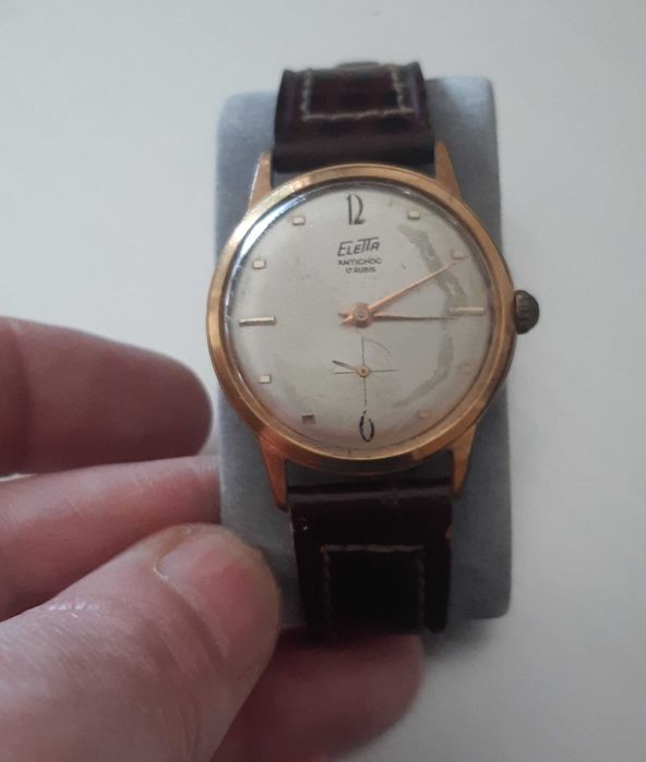 Relógio Antigo "Eletta" Corda manual