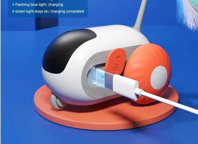 Машинка для котів і собак на пульті керування (USB, 2 режими, пульт)