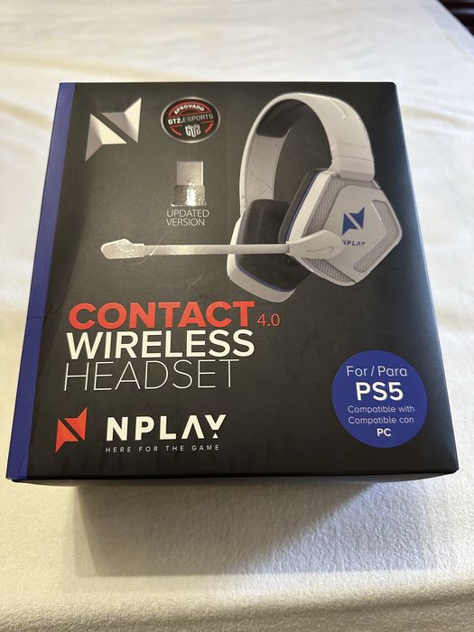 HeadSet wireless bluetooth NPlay Gaming novos em caixa ainda lacrada