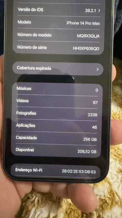 Iphone 14 Pro max 255 novíssimo