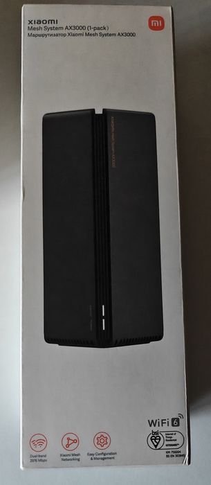 Xiaomi Mesh System AX3000 (3000Mb/s a/b/g/n/ac/ax) 1-pack WiFi 6