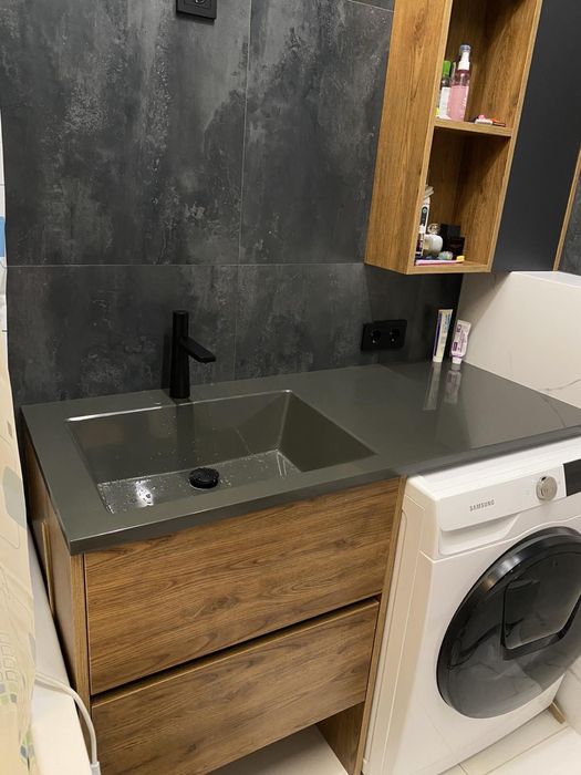 Стільниця.Мийка.Умивальник зі штучного каменю