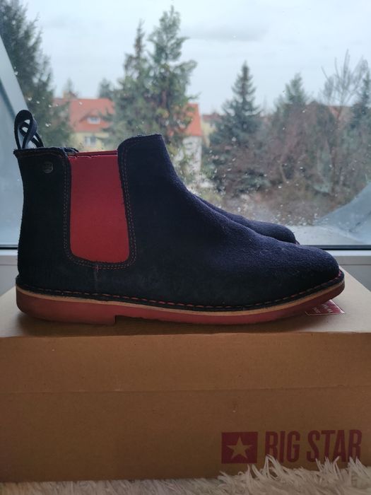 Skórzane botki Big Star