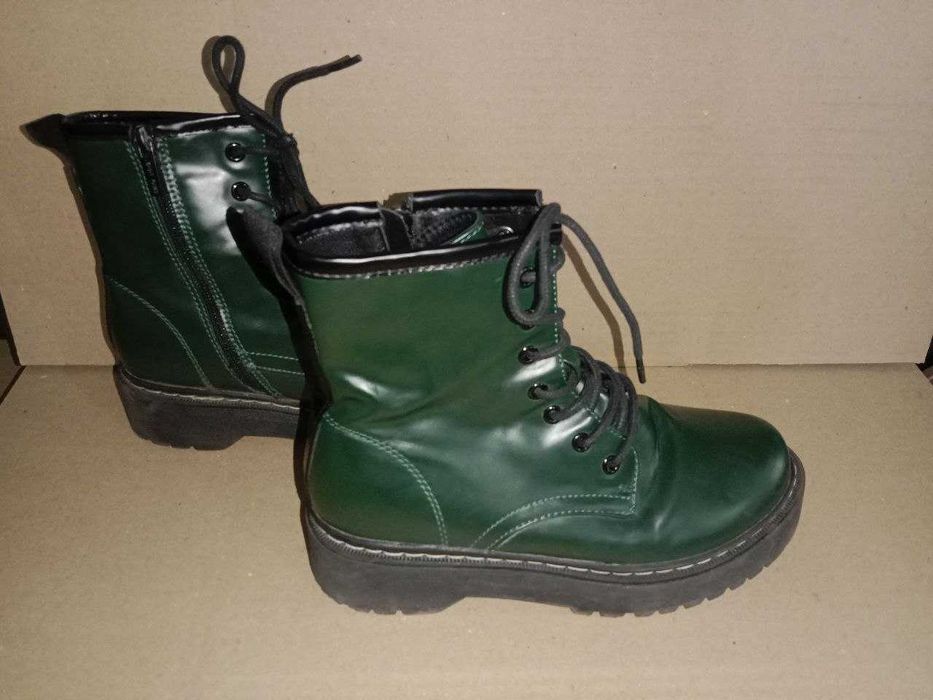 Ботинки женские кожаные Jenny Fairy 38р. зеленые