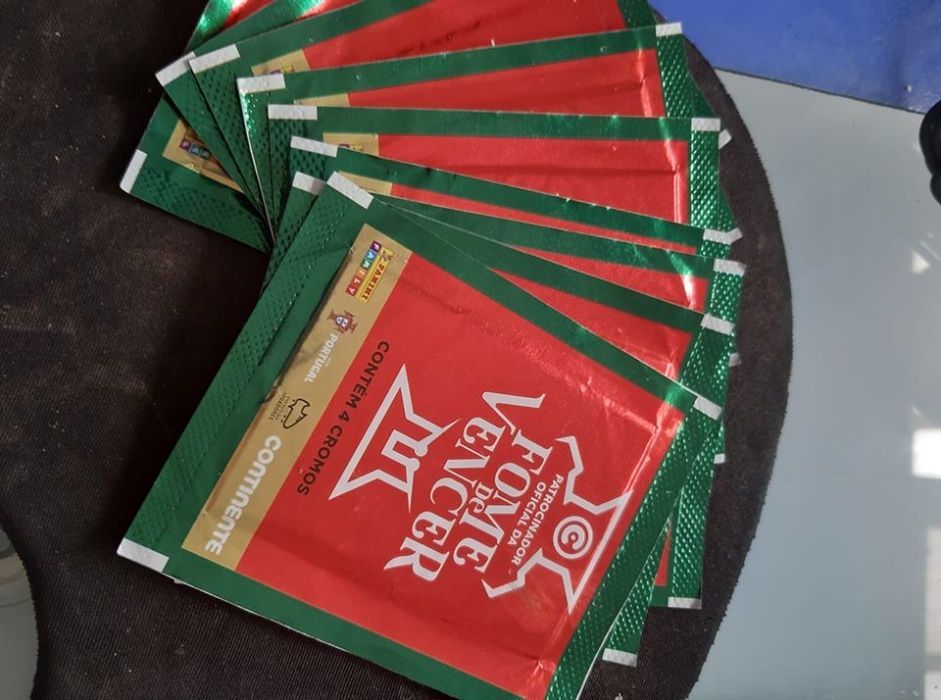 cromos " Fome de Vencer" Continente