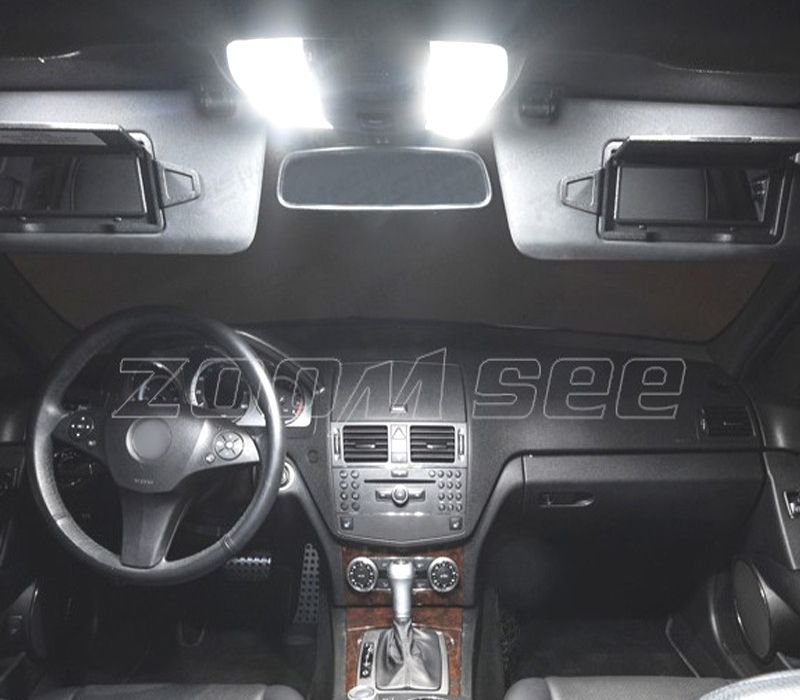 KIT COMPLETO DE 19 LAMPADAS LED INTERIOR PARA MERCEDES CLASE ML W163 ML320 ML350 ML430 ML500 98-05