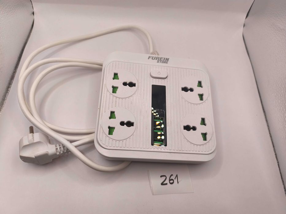 power socket tb-t18s listwa zasilająca z wtyczką usb c kabel ok 185cm