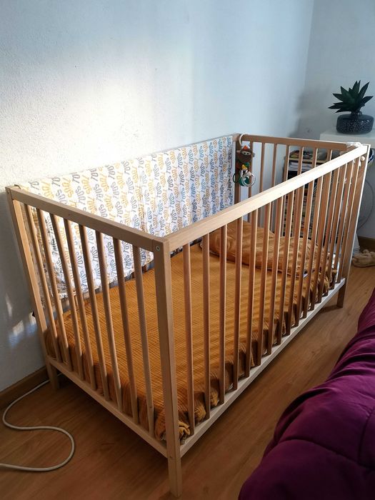Berço Completo 60x120 c/ colchão Pikolin Baby + Extras | Excelente Estado