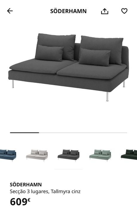 Sofa Söderhamn 3 Lugares | Söderhamn 3-seat Couch