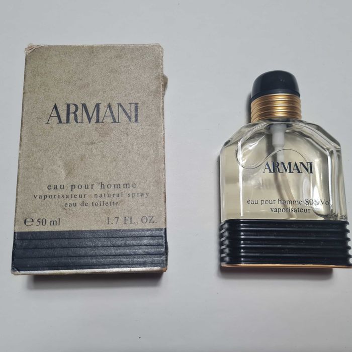Armani  EAU POUR HOMME Unikat  Wintage  z lat 90 XX w Dla koneserów