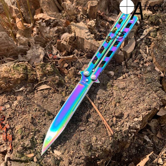 Нож бабочка балисонг/ніж балісонг складной нож хамелеон