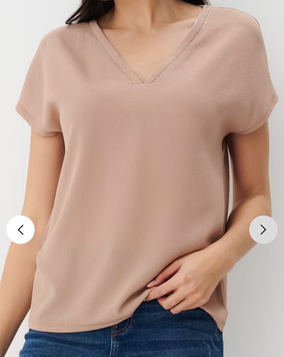 MOHITO - Wiskozowa bluzka z dekoltem V roz. M