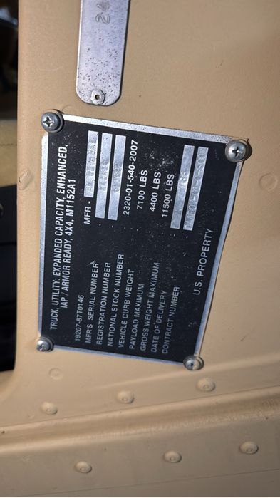 H1 / Hummer HUMVEE