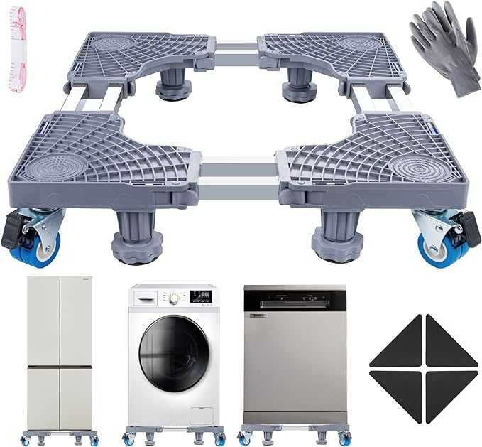 Podstawa do Pralki z Regulowanymi Kółkami - ilauke