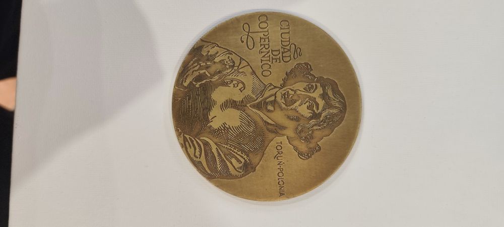 Stary medal pamiątkowy Mikołaj Kopernik Toruń – Ciudad de CopernicoKategoria: