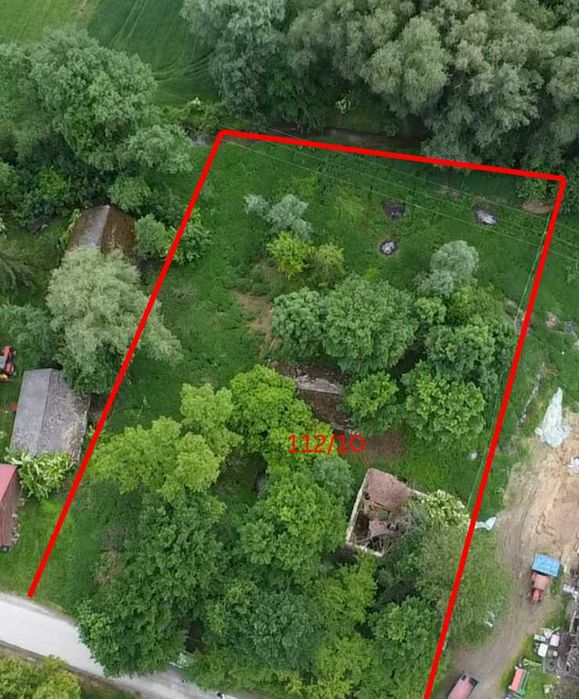 Witowice, gm. Charsznica – działka z budynkami i rzeką 0,49 ha - Widok 4