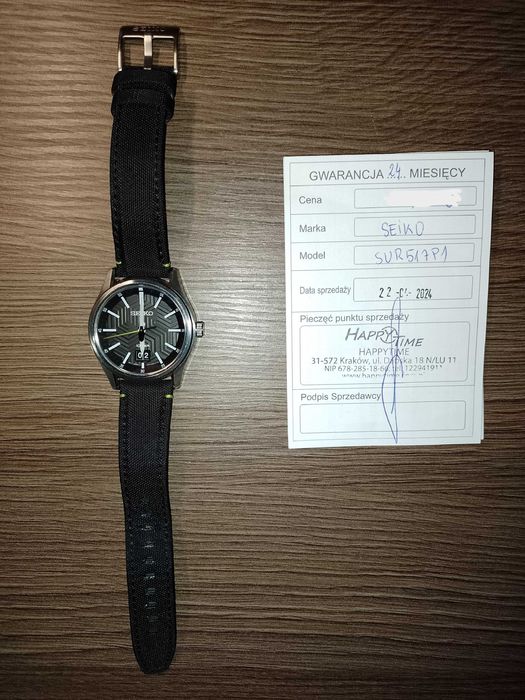 Zegarek SEIKO SUR517P1 Męski Classic