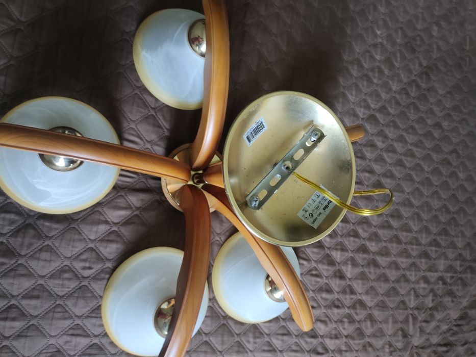 Люстра дерев'яна Brille