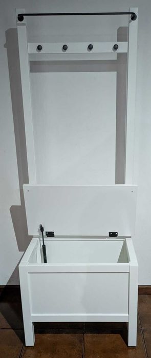 Móvel HEMNES IKEA – Banco com Arrumação + Cabide – Como Novo!
