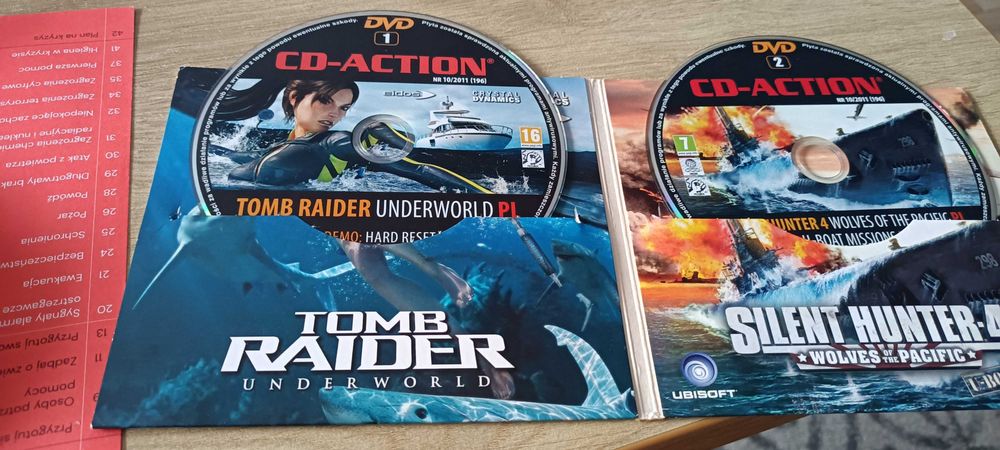 Płyta CD Action 196(10/2011) Ton Raider Silent Hunter4 The Tiny Bang S