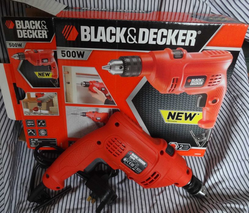 Black & Decker - NOWA, w pudełku, wiertarka zakup. w Wielk. Brytanii
