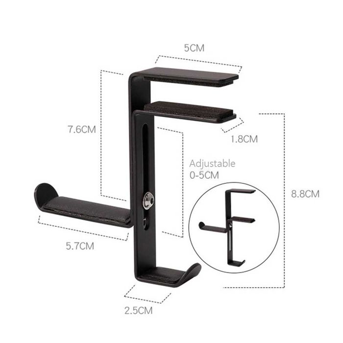 Універсальний металевий вішак для навушників