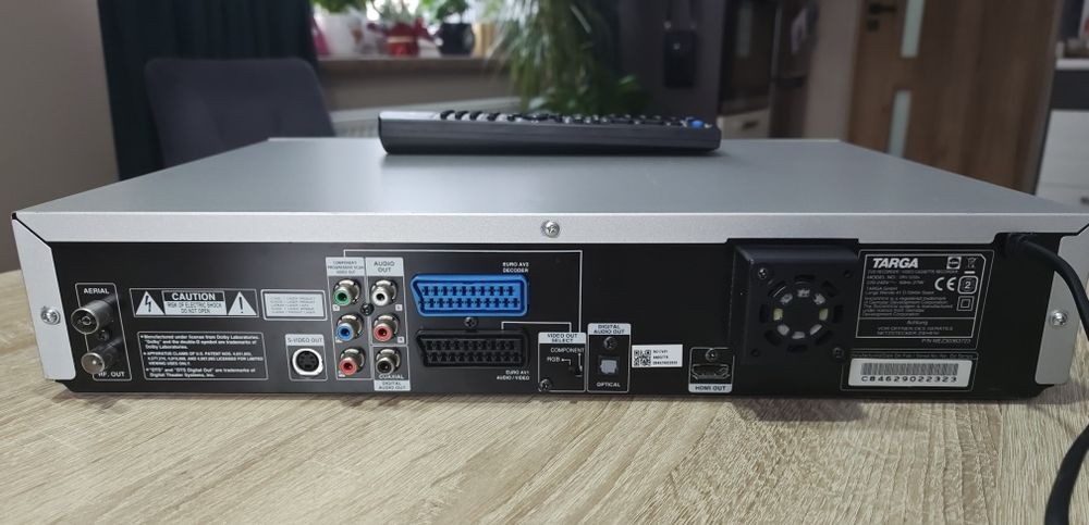 Targa DRV-5200x #Nagrywarka DVD VHS #6HD #HDMI #Hi-Fi Stereo #DivX #DV #Przegrywanie VHS na DVD