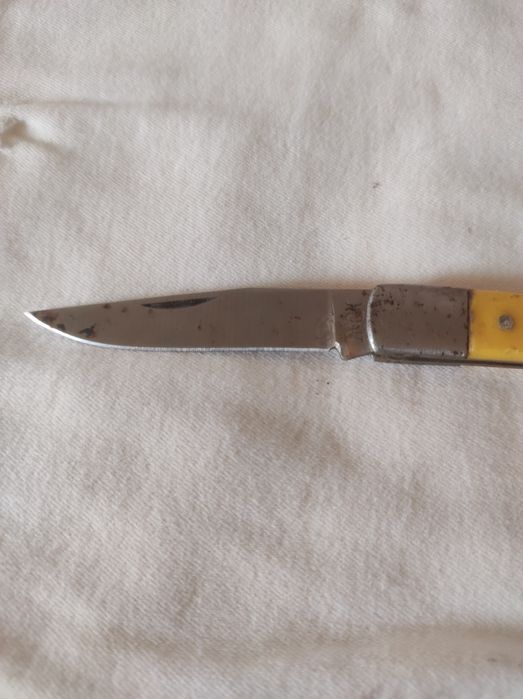 Canivete amarelo de inox