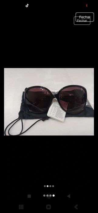 Oculos de sol castanho