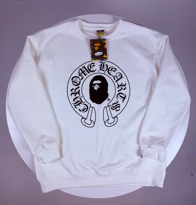 Світшот Chrome Hearts x Bape Logo