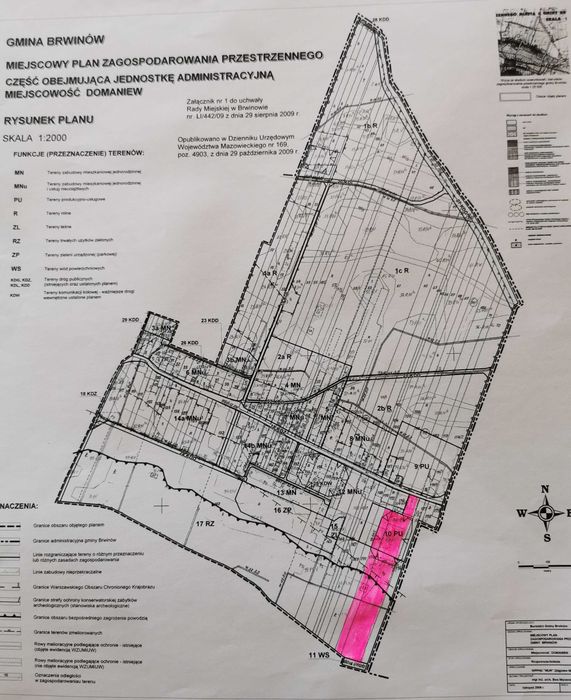Działka  przemysłowo- usługowa Pruszków-Domaniew, A2- węzeł Konotopa