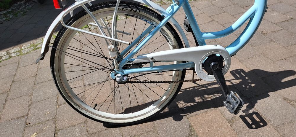 Rower miejski niebieski