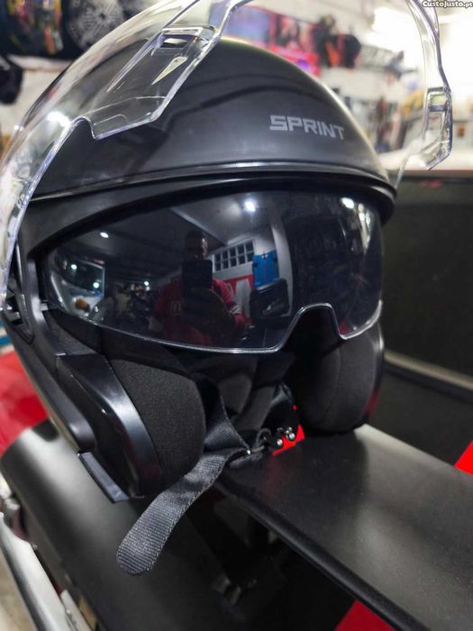 Capacete Sprint Stalker Preto