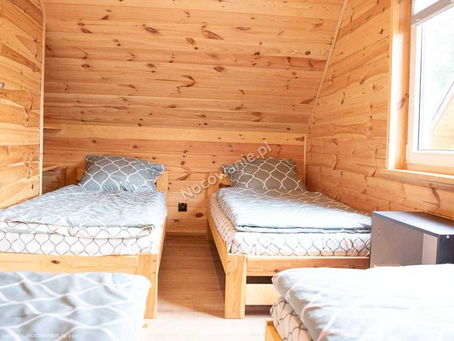 Domek nad jeziorem, Okuninka Jezioro Białe, Domek z Jakuzzi, Strefa relaksu