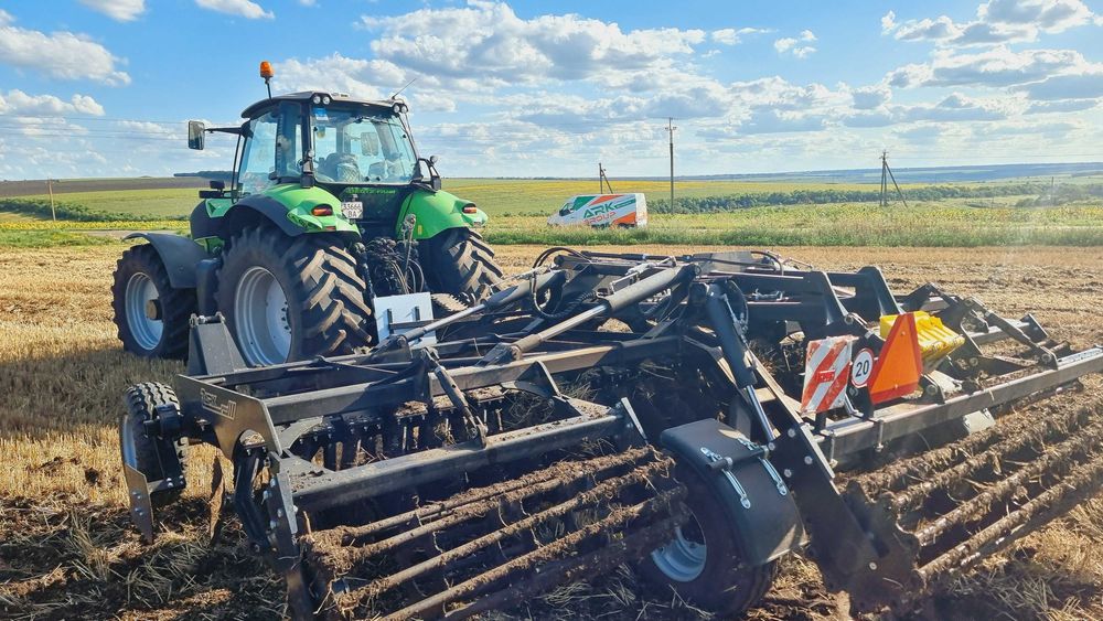 Важкий Дисковий Лущільник КРАТОС 6м Демпферна Борона АРК ГРУП